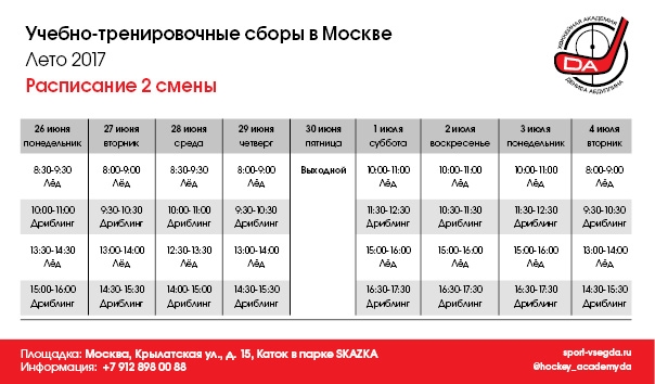 Летние сборы II Москва 2017