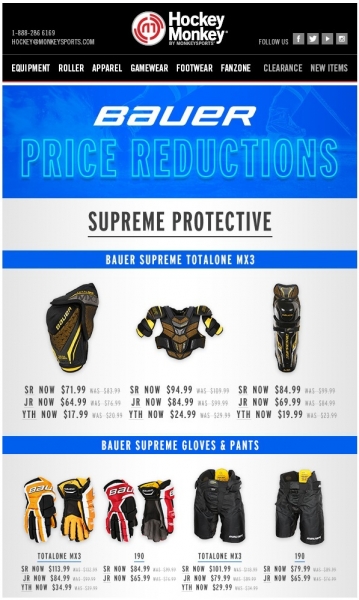 Распродажа Bauer