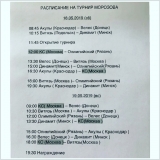 Турнир "Кубок Алексея Морозова"