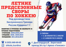 ВЕСЕННИЕ СПОРТИВНО-ВОССТАНОВИТЕЛЬНЫЕ СБОРЫ ПО ХОККЕЮ