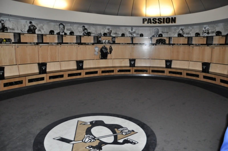 Раздевалка Pittsburgh Penguins