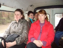 в дороге